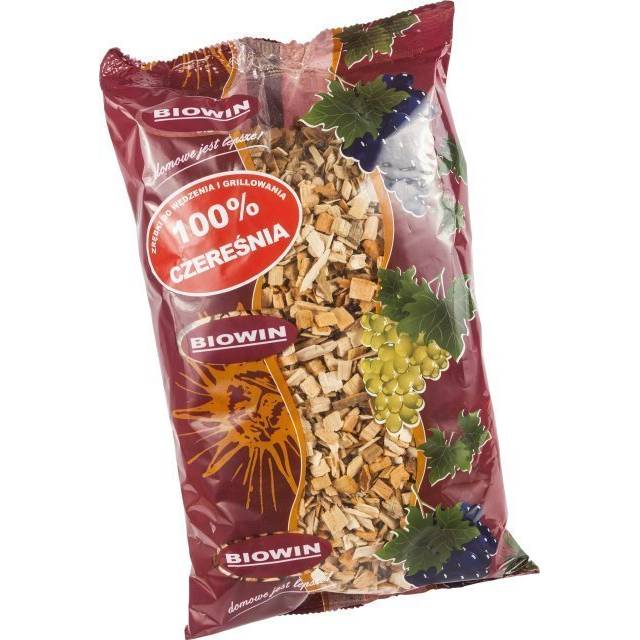 Dřevní štěpka na uzení a grilování - třešeň 450g - BIOWIN