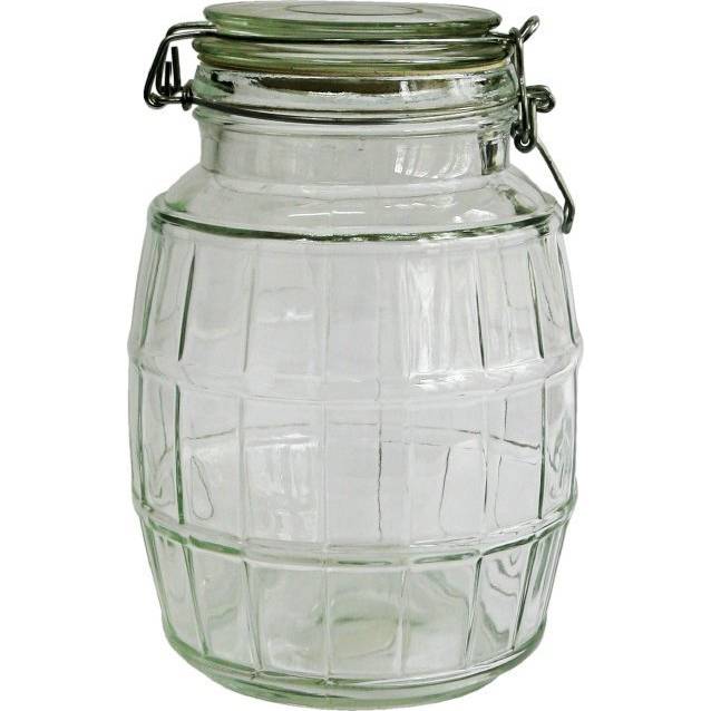 Sklenice s klipem - 2,1l - BIOWIN