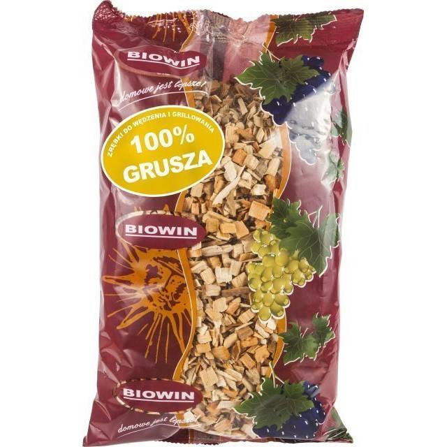 Dřevní štěpka na uzení a grilování - hruška 450g - BIOWIN