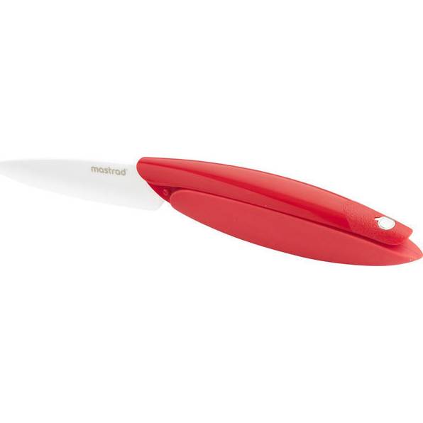 Keramický nůž skládací Mastrad červený 7,6cm - Mastrad