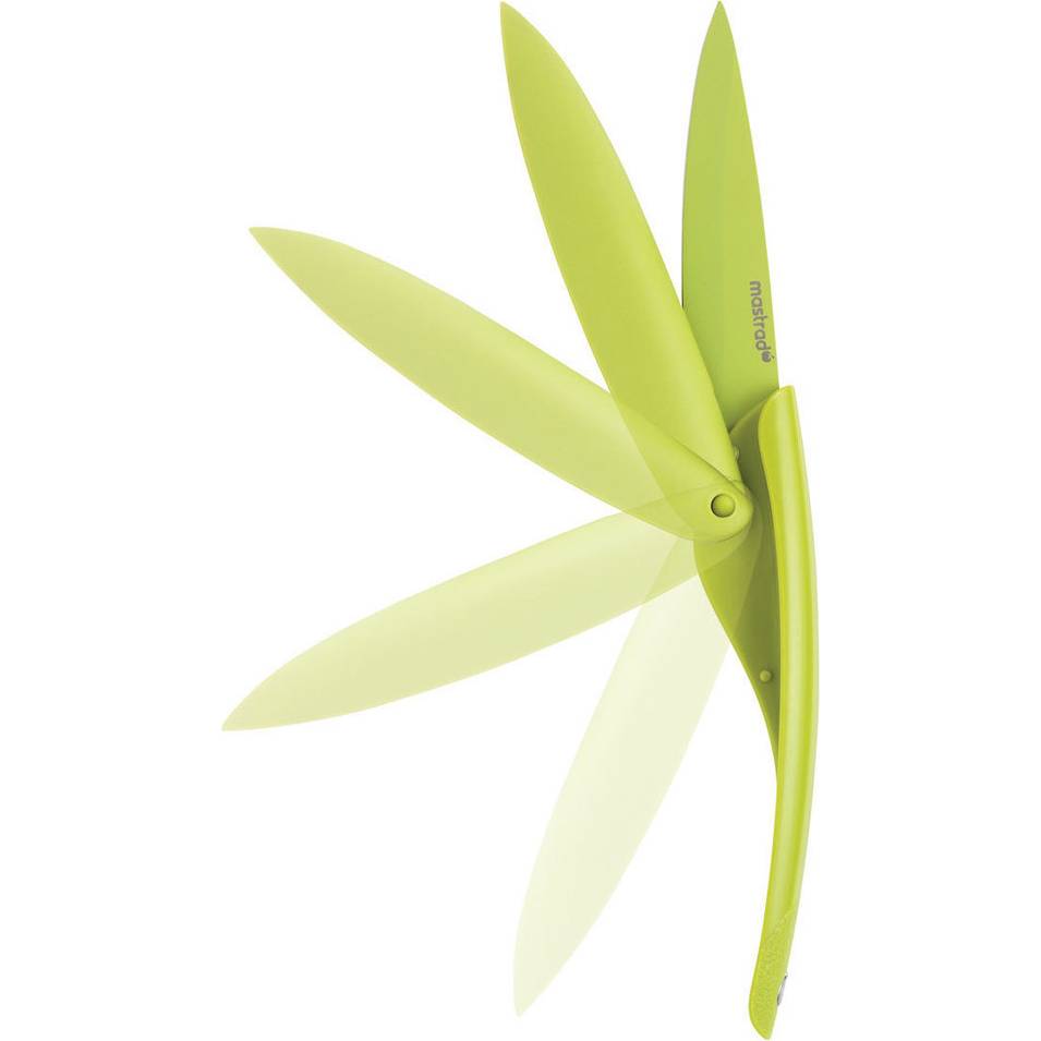 Nerezový nůž skládací Mastrad zelený 10cm - Mastrad