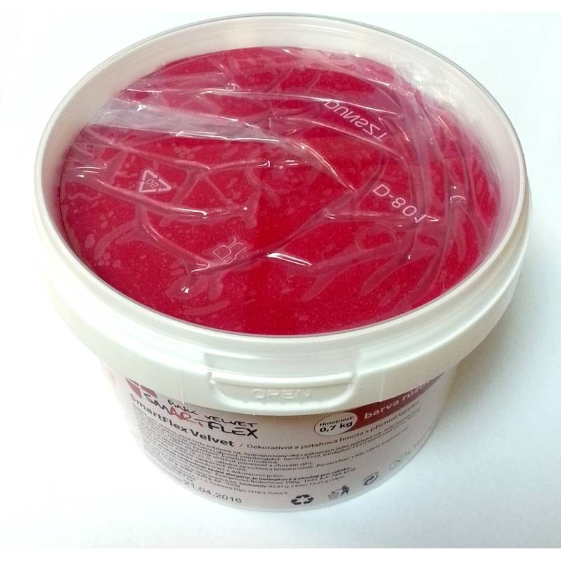 Potahovací a modelovací hmota Pink Vanilka - 0,7 kg - Smartflex Velvet