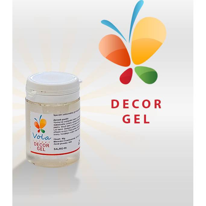 Decor Gel na jedlý papír 90g - Vola colori