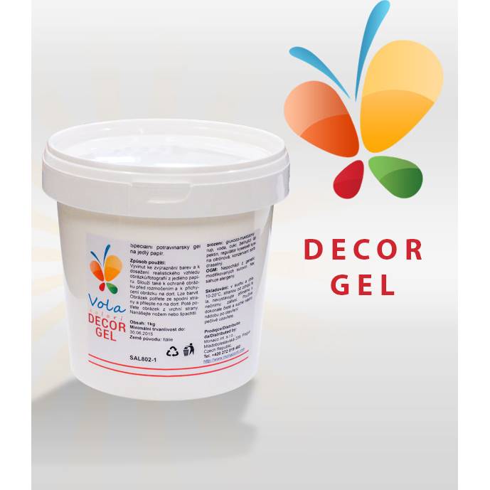 Decor Gel na jedlý papír 1kg - Vola colori