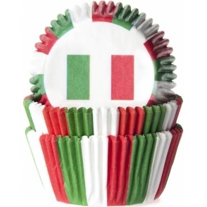 Košíček na muffiny vlajka Itálie 50ks - House of Marie