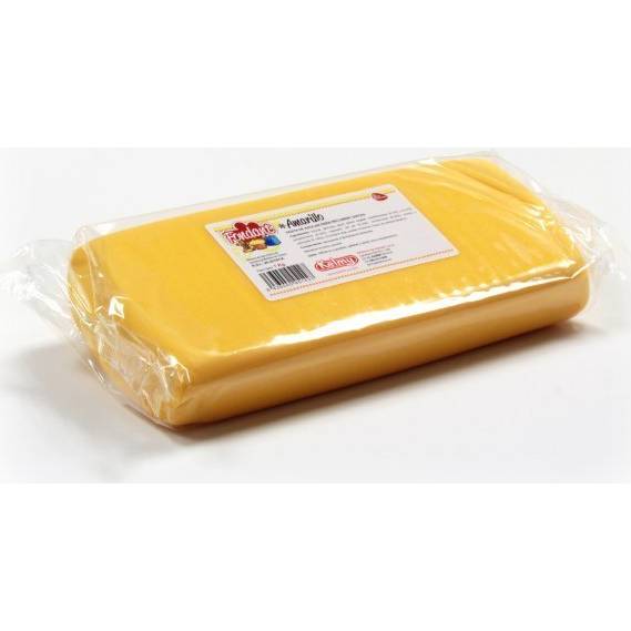 Potahovací hmota 1 Kg - žlutá - Kelmy