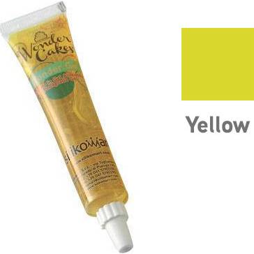 Barevný jedlý gel-žlutá 25g - Silikomart