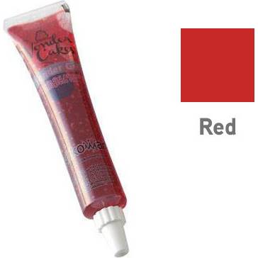 Barevný jedlý gel- červená 25g - Silikomart