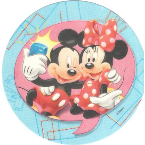 Jedlý papír Mickey a přátelé - 21cm - Florensuc