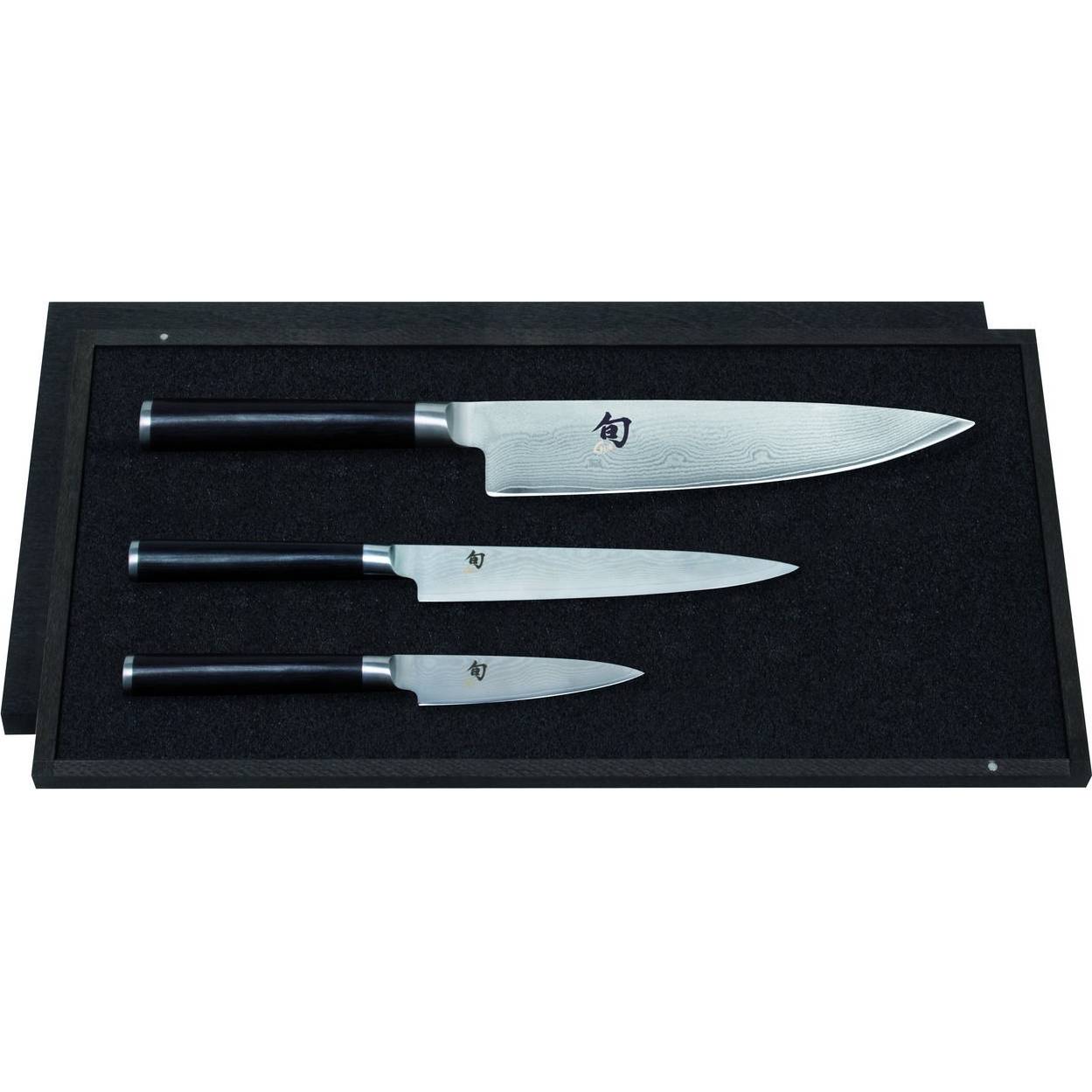 Sada kuchyňských nožů SHUN set – 3ks - KAI
