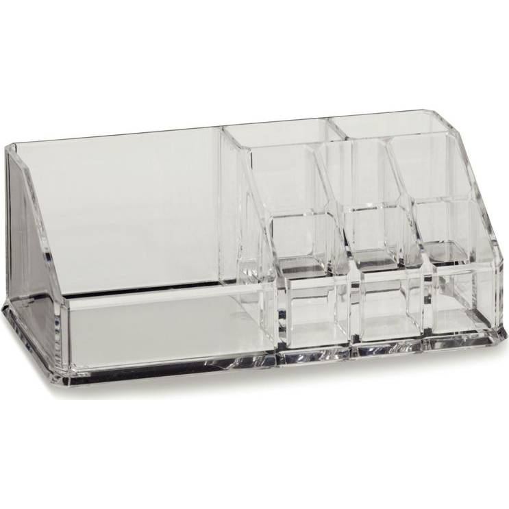 Kosmetická dóza SAFIRA plast, transparent, 17,5x9,5x6,5cm - Kela