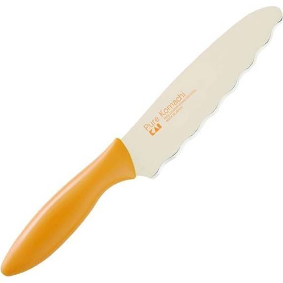 Nůž na bagety oranžový 14,5cm - KAI
