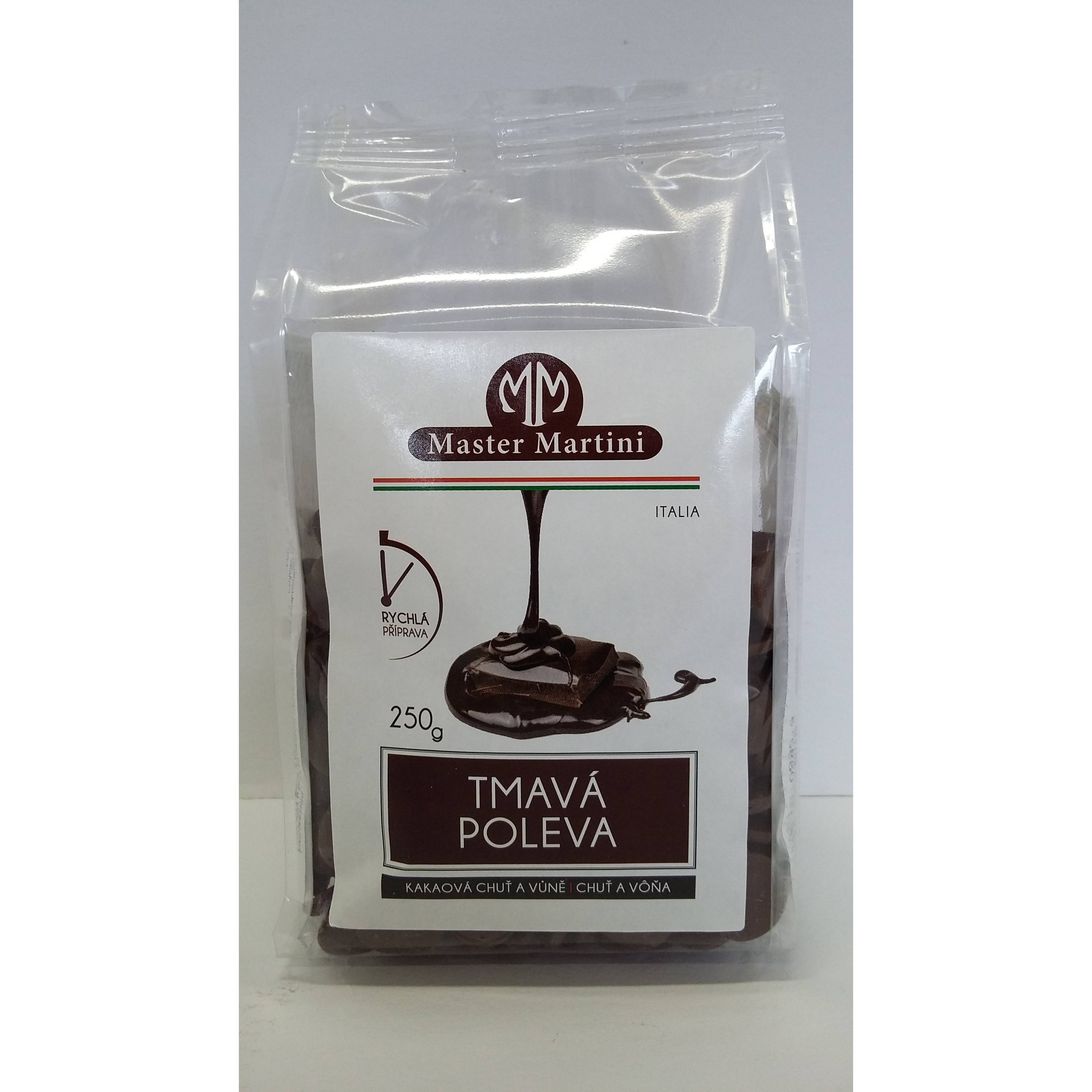 Tmavá poleva 250g - Master Martini