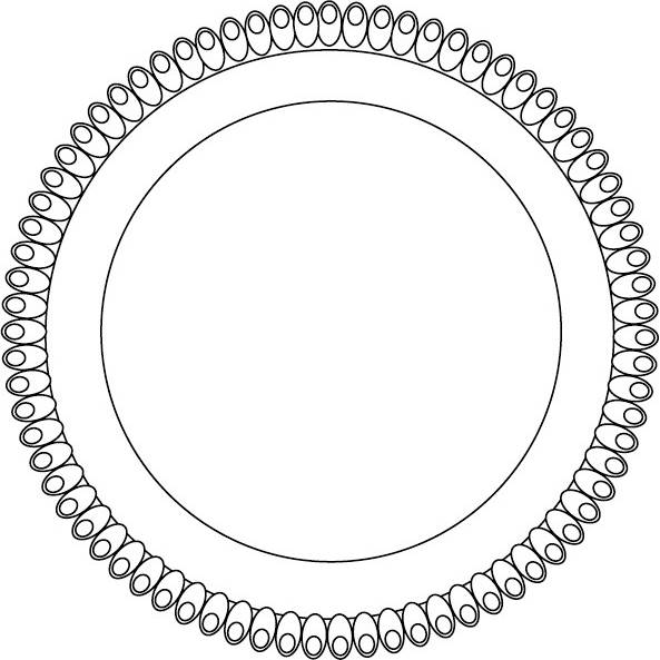 Tác plastový bílý, kruh 26cm - 