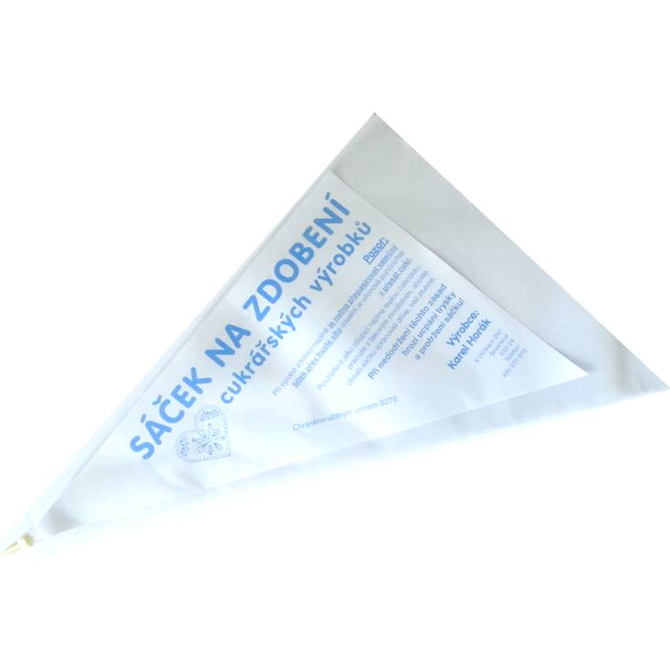 Trezírovací sáček na zdobení prníčků 25cm - Karel Horák