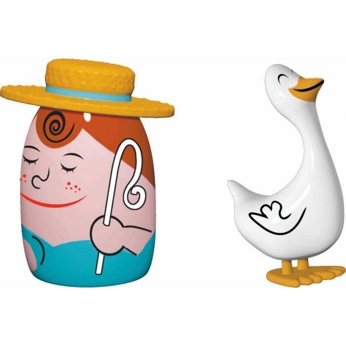 Porcelánové figurky k betlému: Giulietta a Loca - Alessi