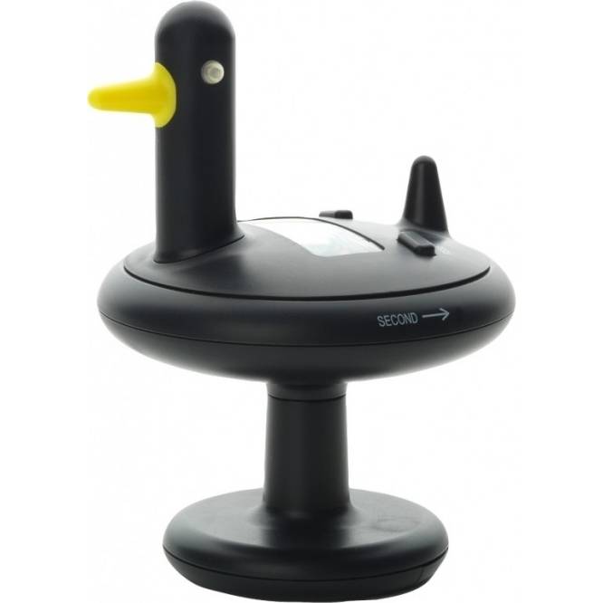 Kuchyňská minutka Duck, černá - Alessi