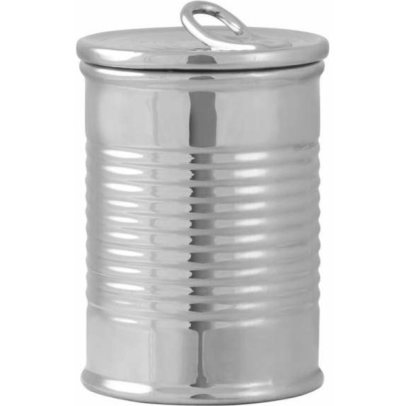Porcelánová dóza s chromovaným povrchem - Invotis