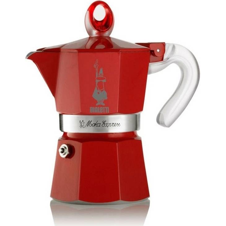 Bialetti Moka Glossy kávovar Red - Bialetti