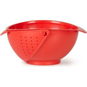 Mísa s cedníkem Rinse, červená - Umbra