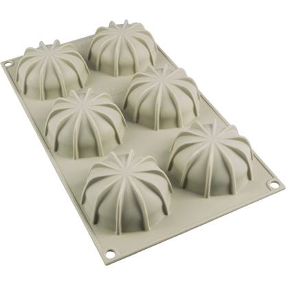 Fotografie Silikonová pečicí forma na mini dortíky Silikomart Mini Goccia 6ks