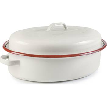 Smaltovaný pekáč MINI Cocotte s poklicí 36x27cm - Ibili