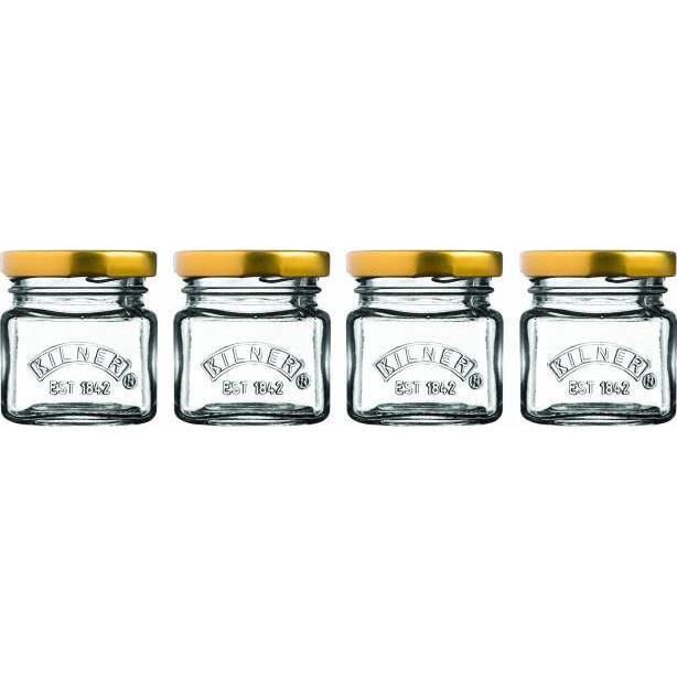 set zavařovacích sklenic hranatých s víčkem 4x 0,55l 0025.796 Kilner