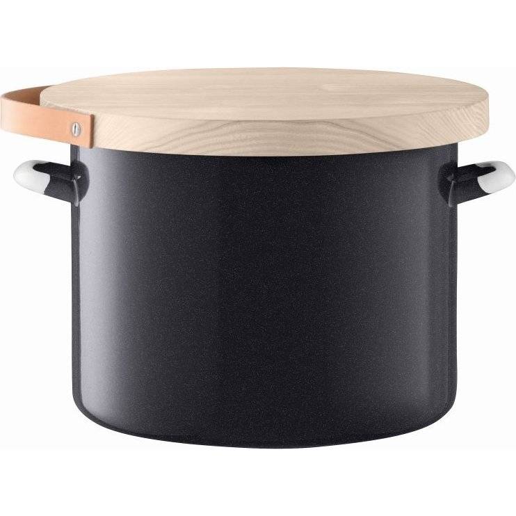 Utility chlebník & jasanové prkénko pr.31cm/14L pepř.černá, LSA E003-31-002 LSA International