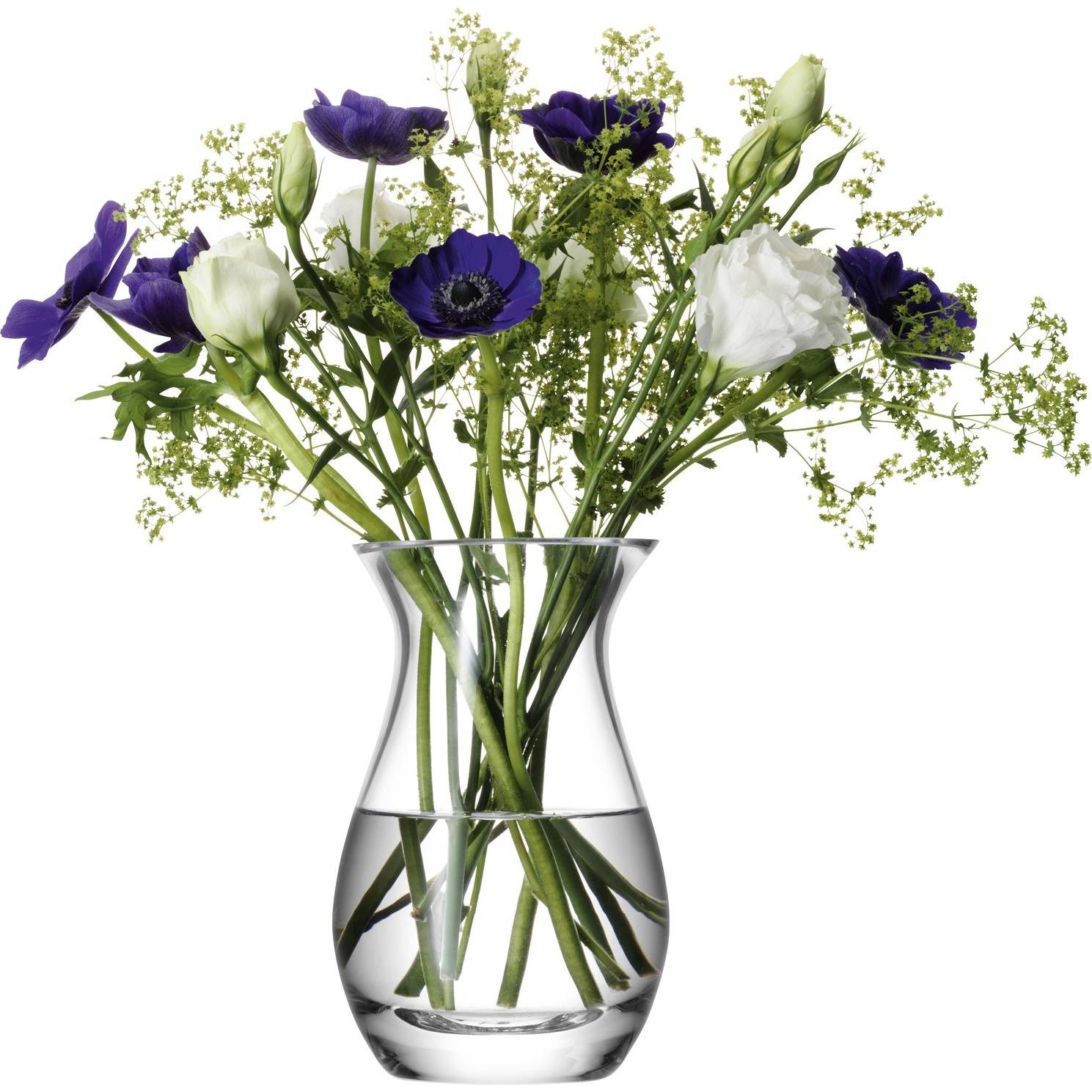 LSA Flower Posy skleněná váza, 17.5cm, čirá, Handmade G584-18-301 LSA International