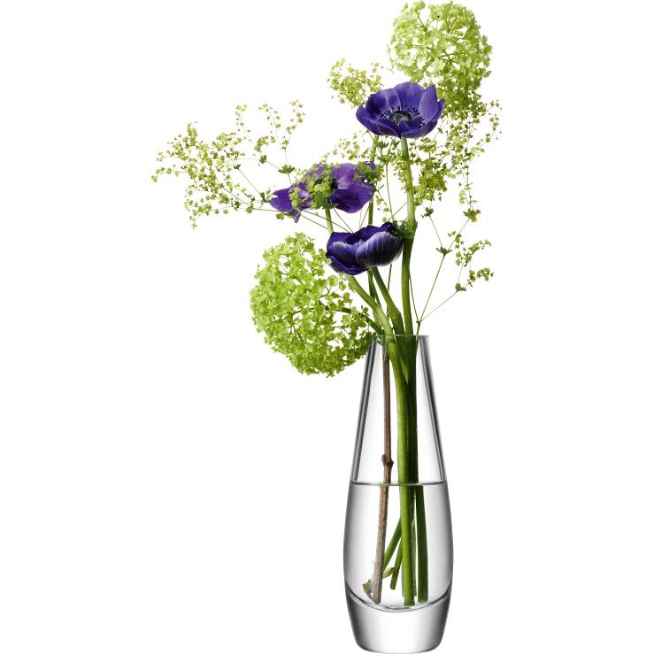 LSA Flower Single stem váza skleněná 17cm čirá, Handmade G612-17-301 LSA International
