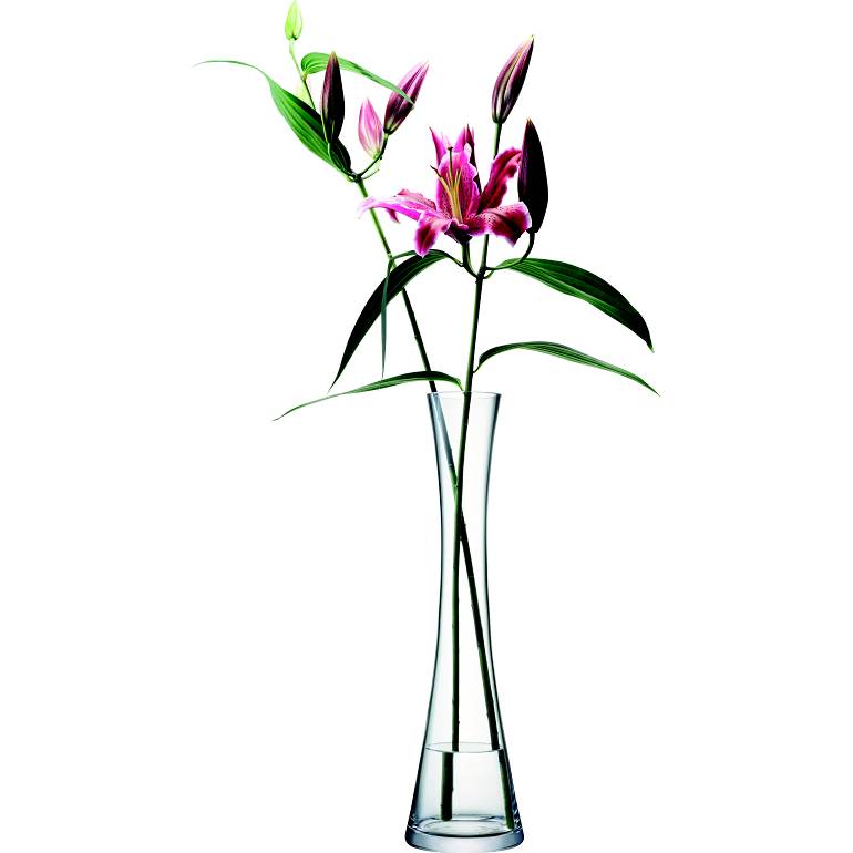 LSA Flower Tall single stem skleněná váza 50cm čirá, Handmade G920-50-301 LSA International