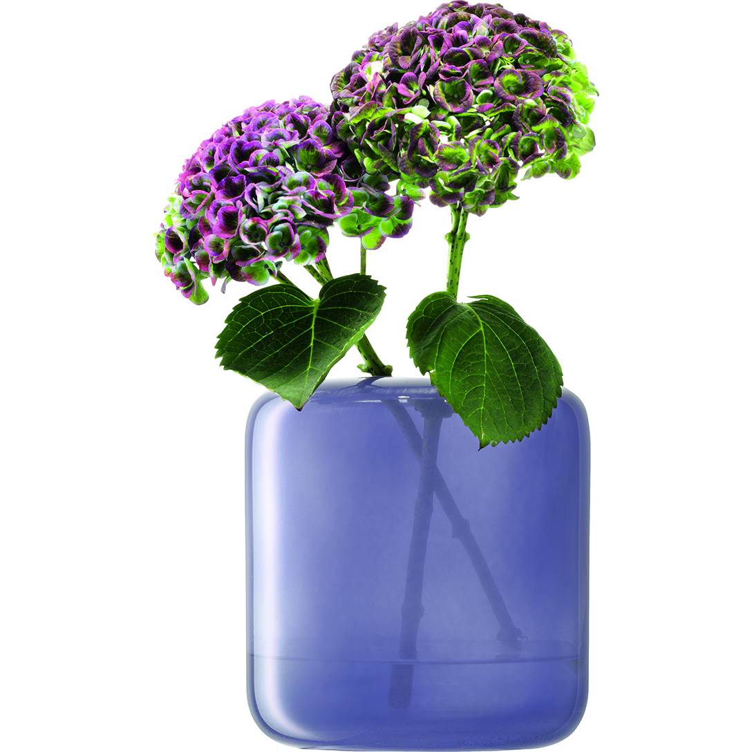 LSA váza skleněná Inza, 20 cm, nachový opar, Handmade G982-20-856 LSA International