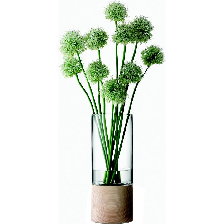 LSA Lotta skleněná váza s jasanem 36cm, Handmade G992-36-301 LSA International
