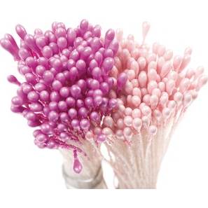 Fotografie Perleťové pestíky - růžové - Decora