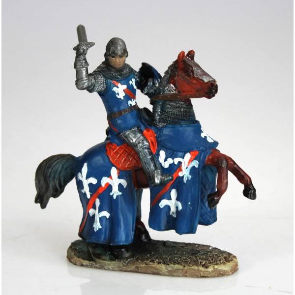 Figurka rytíře na koni 12cm polyresin - IntArt
