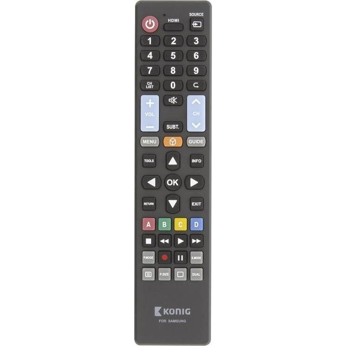 Dálkové ovládání KN-RCSS předprogramované na TV Samsung ND-KN-RCSS KÖNIG