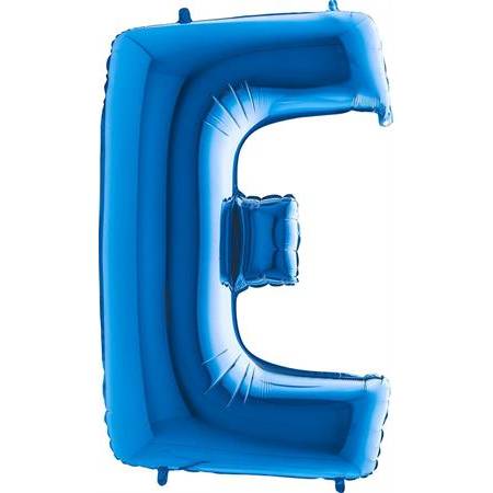 Nafukovací balónek písmeno E modré 102 cm - Grabo
