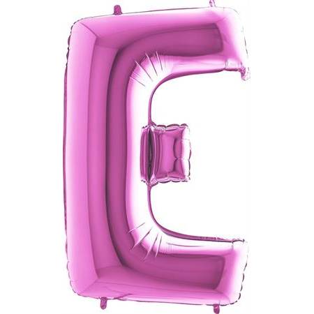 Fotografie Nafukovací balónek písmeno E růžové 102 cm - Grabo