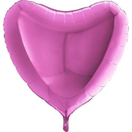 Nafukovací balónek růžové srdce 91 cm - Grabo