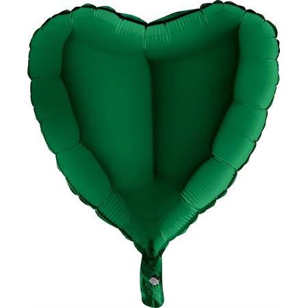 Fotografie Nafukovací balónek zelené srdce 46 cm - Grabo