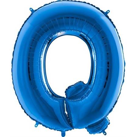 Nafukovací balónek písmeno Q modré 102 cm - Grabo