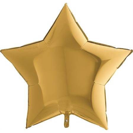 Fotografie Nafukovací balónek zlatá hvězda 91 cm - Grabo