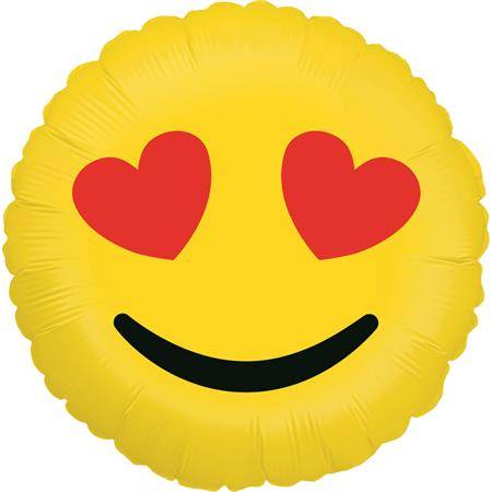 Nafukovací balónek emoji love 46cm - Grabo
