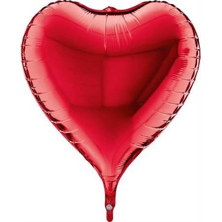 Fotografie Nafukovací balónek červené srdce 3D 58cm - Grabo