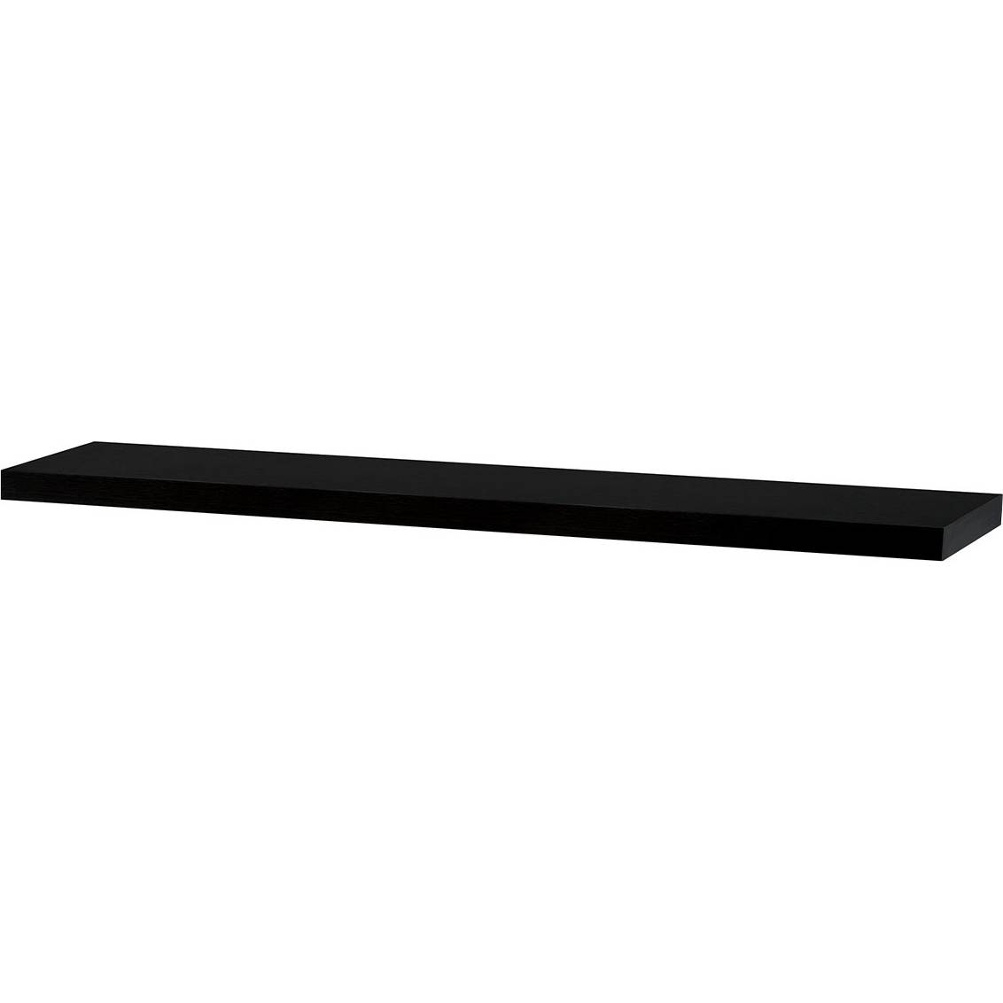 Nástěnná polička 120 cm, barva ořech. Baleno v ochranné fólii 1ks/ctn. P-002 BK (WAL) Art