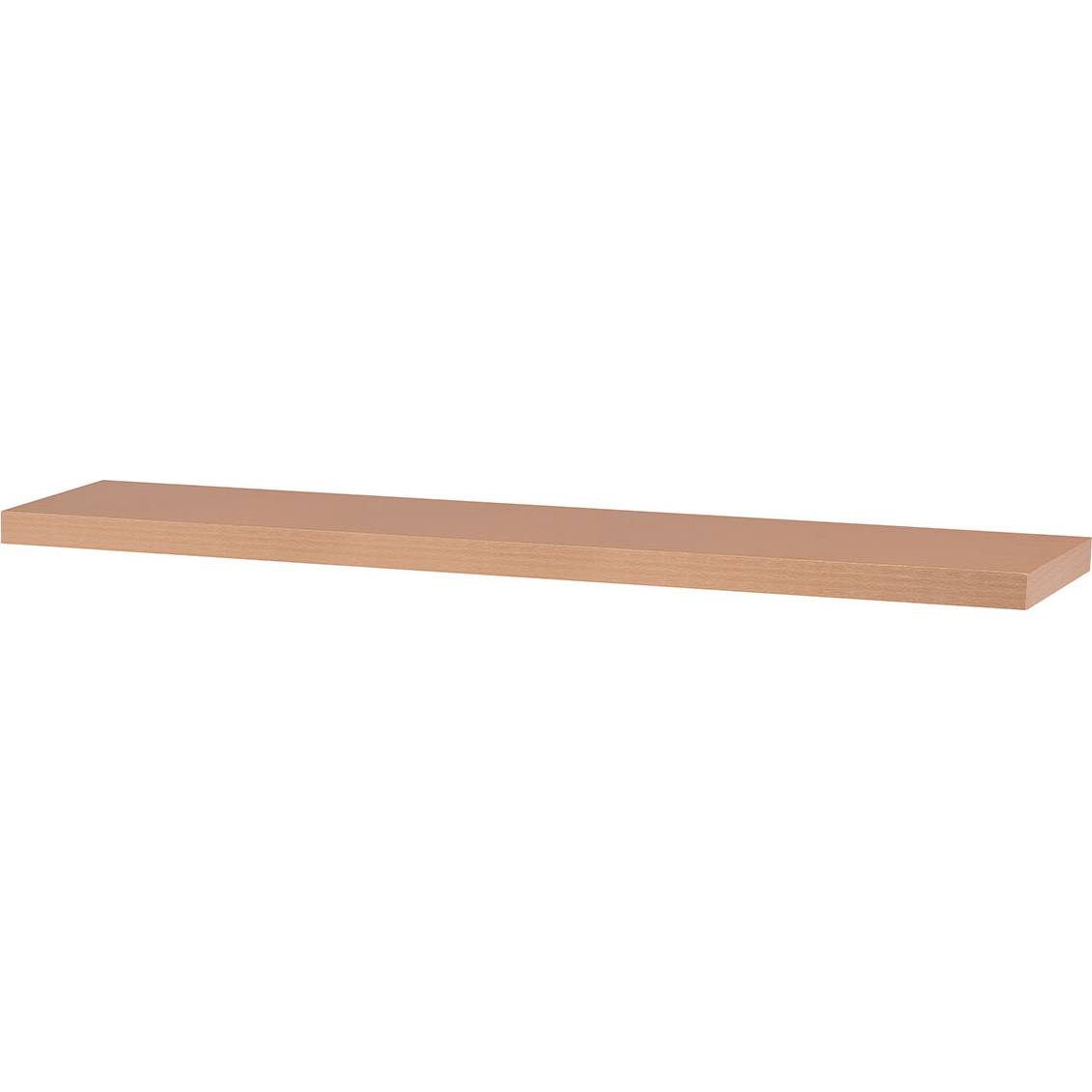 Nástěnná polička 120cm, barva buk. Baleno v ochranné fólii 1ks/ctn. P-002 BUK Art
