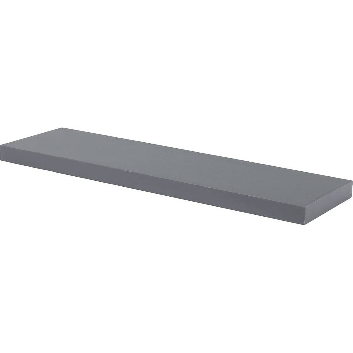 Nástěnná polička 120cm, barva šedivá - vysoký lesk. Baleno v ochranné fólii 1ks/ctn. P-002 GREY Art