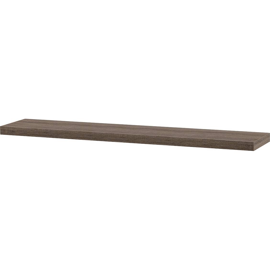 Nástěnná polička 120cm, barva tmavý sonoma dub. Baleno v ochranné fólii 1ks/ctn. P-002 SON2 Art
