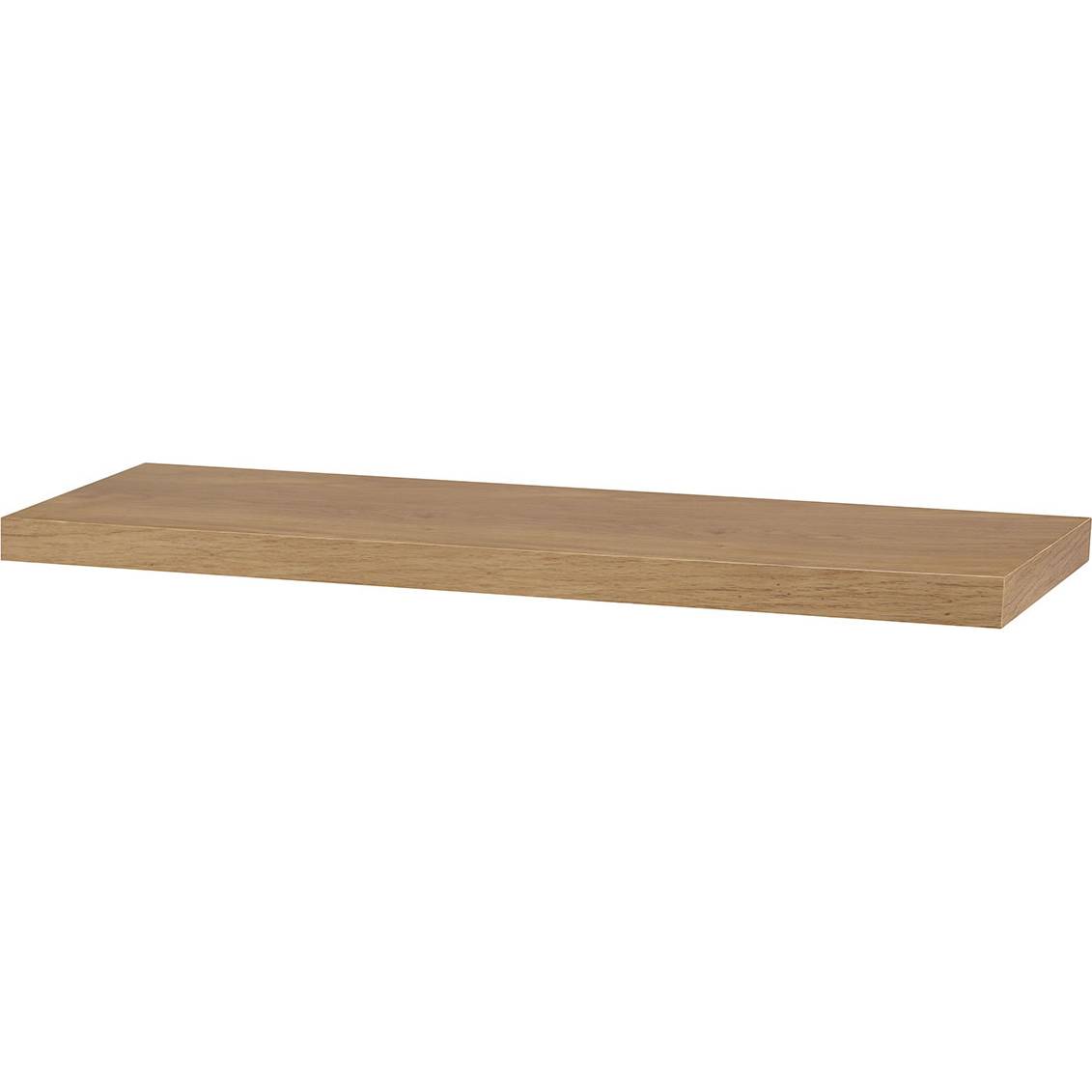 Nástěnná polička 80cm, barva dub. Baleno v ochranné fólii 1ks/ctn. P-005 DUB Art