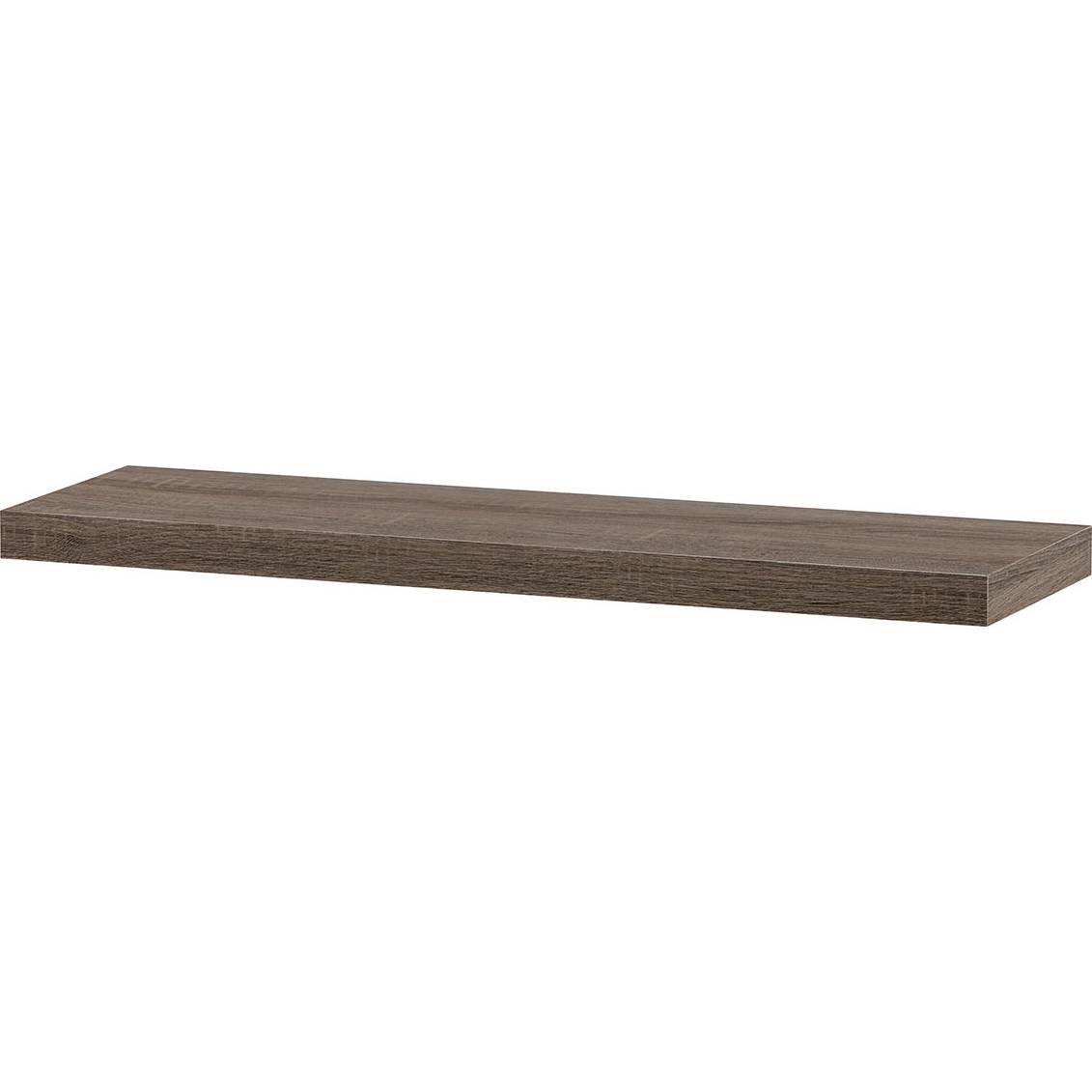 Nástěnná polička 80 cm, barva tmavý sonoma dub. Baleno v ochranné fólii 1ks/ctn. P-005 SON2 Art